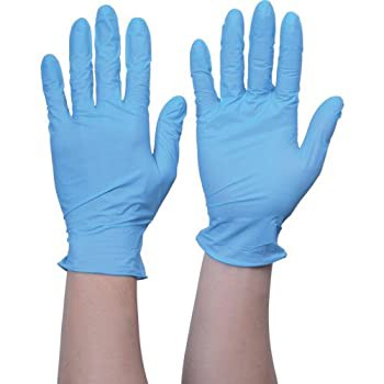 【中古品】TRUSCO(トラスコ) 10箱入り 使い捨てニトリル手袋TGエアー 0.06 粉無青M TG(中古品)の通販は
