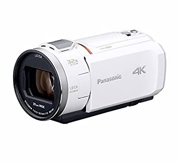 【中古品】パナソニック 4K ビデオカメラ VZX1M 64GB あとから補正 ホワイト HC-VZX1M(中古品)