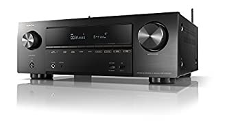 【中古品】Denon AVレシーバー 7.2ch Dolby Atmos/DTS:X/HDR/HEOS/Airplay2対応 ブラ (中古品)