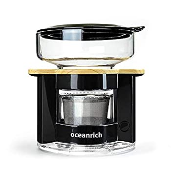 【中古品】オーシャンリッチ(Oceanrich) 自動ドリップ・コーヒーメーカー ブラック UQ(中古品)の通販は 5,224円