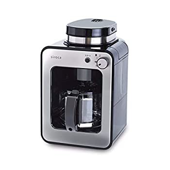 【中古品】シロカ コーヒーメーカー 全自動 アイスコーヒー対応 静音 コンパクト ミル(中古品)の通販は 9,911円