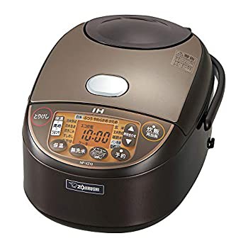 【中古品】象印 炊飯器 5.5合 IH式 極め炊き 黒まる厚釜 保温30時間 ブラウン NP-VZ10(中古品)の通販は