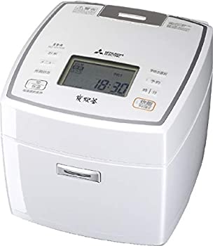 【中古品】三菱 IHジャー炊飯器（5.5合炊き）　ピュアホワイトMITSUBISHI　備長炭　炭(中古品)の通販は