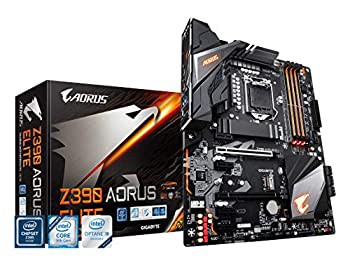 【未使用 中古品】GIGABYTE Z390 AORUS ELITE ATX ゲーミングマザーボード ブラック [Intel Z(中古品)