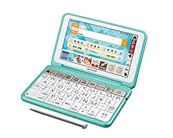 【中古品】シャープ カラー電子辞書 Brain 中学生モデル グリーン系 2018年秋モデル P(中古品)の通販は 14,093円