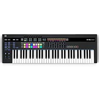 【中古品】novation 61SL MkIII 8トラックシーケンサー搭載 MIDIキーボード 61鍵盤仕 (中古品)