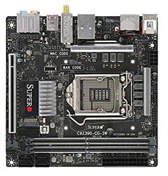 【未使用 中古品】SuperO C9Z390-CG-IW Mini-ITX ゲーミングマザーボード [Intel Z390チップ (中古品)の通販は