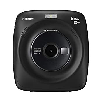 【中古品】FUJIFILM ハイブリッドインスタントカメラ instax SQUARE SQ20 マットブラ (中古品)