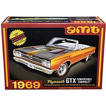 【未使用 中古品】AMT 1/25 1969 プリムス GTX コンバーチブル プラモデル AMT1137(中古品)の通販は
