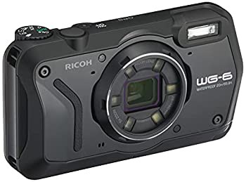 RICOH WG-6 ブラック 本格防水カメラ 20メートル防水 耐衝撃 防塵 耐寒