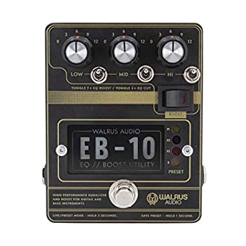 【未使用 中古品】WALRUS AUDIO ウォルラスオーディオ PREAMP//EQ//BOOST WAL-EB10#B(中古品)