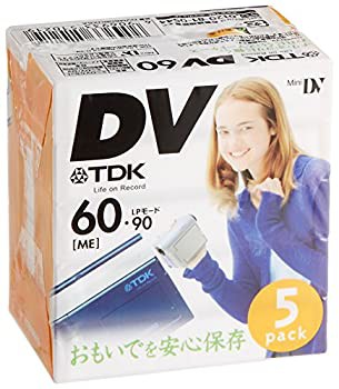 【新品】TDK MINIDVカセット 60分録画 5本パック [DVM60BUX5A](新品)