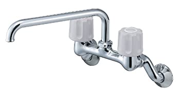 【新品】三栄 水栓金具 【K211K-LH】寒冷地用ツーバルブ混合栓(新品)の通販は