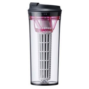 【新品】三菱レイヨン 浄水器 0.25L クリアピンクCleansui tumbler（クリンスイタ(新品)