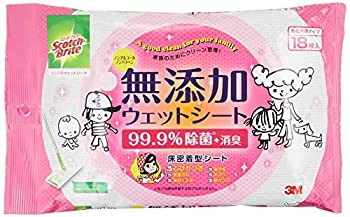 【新品】3M ウェットシート フローリング 床 除菌 無添加 肌に優しい 18枚 スコッチ(新品)/ドラッグストア ワイパー・ダスター取替シート, フロアモップ・フロアワイパー/スリーエム(3M)/