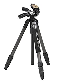 【新品】SLIK カーボン三脚 ライトカーボン E84 4段 ナットロック式 28mmパイプ径 3(新品)