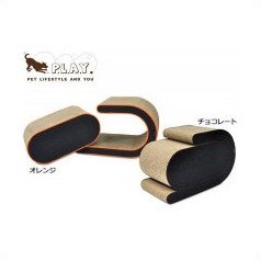 【新品】ルークラン 猫用おもちゃ「P.L.A.Y」 キャットスクラッチャー(猫用爪とぎ) (新品)の通販は