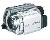 【中古】JVCケンウッド ビクター 液晶付デジタルビデオカメラ ホワイト GR-DF590-W