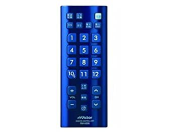 【中古】(未使用･未開封品)JVCケンウッド ビクター テレビ用リモートコントローラー ブルー RM-A205-Aの通販は 5,811円