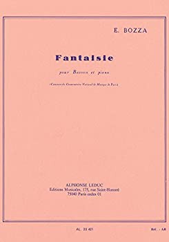 【中古】ボザ: 幻想曲 ファンタジー (ファゴット、ピアノ) ルデュック出版