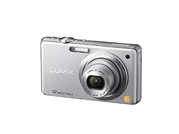 【中古】パナソニック デジタルカメラ ルミックス シルバー DMC-FS10-S