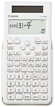 【中古】キヤノン 関数電卓 F-718SA-WH ホワイト 4298B001の通販は