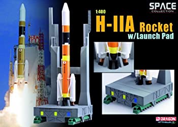 【中古】(未使用･未開封品)プラッツ DRAGON H-II Aロケットw/発射台 (1/400スケール 塗装済完成品)