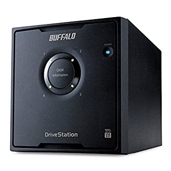 【中古】BUFFALO RAID5対応 USB3.0用 外付けハードディスク 4ドライブモデル 4TB HD-QL4TU3/R5J