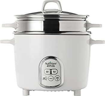 【中古】Aroma Housewares NutriWare 14-Cup (Cooked) Digital Rice Cooker and Food Steamer White by Aroma Housewares