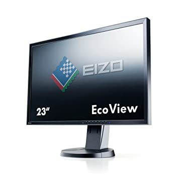 【中古】EIZO FlexScan 23インチカラー液晶モニター 1920x1080 DVI-D 24Pin DisplayPort D-sub 15Pin ブラック FlexScan EV2336W EV2336W-FSBKの通販は