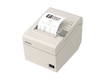 【中古】旧モデル エプソン サーマルレシートプリンター/80mm・58mm(紙幅可変)/USB/ホワイト/電源本体内蔵 TM-T20U131の通販は