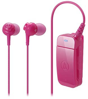 【中古】オーディオテクニカ Sound/Phone ワイヤレスステレオヘッドセット ピンク ATH-BT09 PK