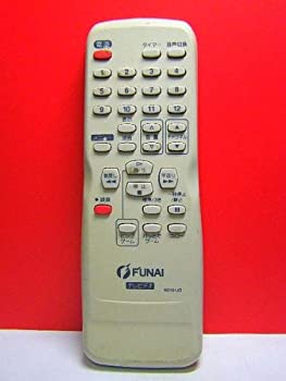 【中古】フナイ テレビデオリモコン N0161JD 蓋無の通販は