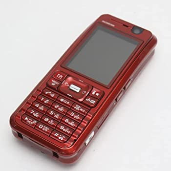 【中古】SONY FOMA SO902i レッド×レッド