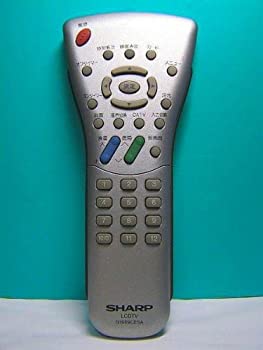 【中古】シャープ LCDTVリモコン G1669CESA