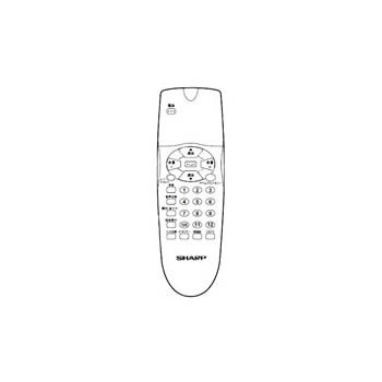 【中古】シャープ 液晶テレビ用リモコン RRMCGA004WJSA(0106380077)