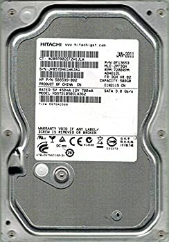 【中古】(未使用･未開封品)日立 HDS721050CLA662 500GB P/N: 0F13653 MLC: JPT3GHの通販は