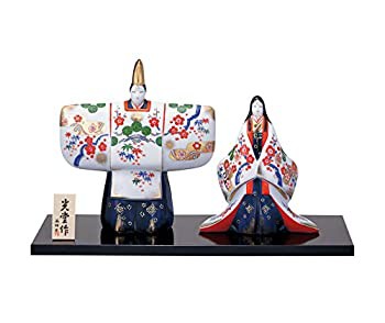 は自分にプチご褒美を 中古】(未使用・未開封品)桃の節句 ひな人形 染錦 立雛(金襴 その他