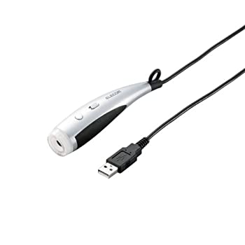 【中古】(未使用･未開封品)エレコム USBマイクロスコープ 130万画素 シルバー UCAM-MS130NSV