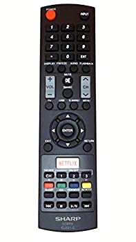 【中古】シャープgj221-c OEM HDTVのリモート・コントロールlc-40le653u、lc-43le653u