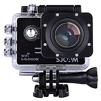 【中古】(未使用･未開封品)「SJCAM正規品」SJ5000X スポーツカメラ WiFi搭載 30m防水　170度広角レンズ　 4K 1080P 液晶画面　HD動画対応 ハルメット式 バイクや自転車、カ