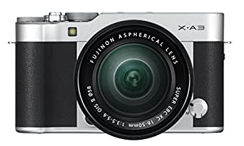 【中古】FUJIFILM ミラーレス一眼 X-A3 レンズキット シルバー X-A3LK-XC-S