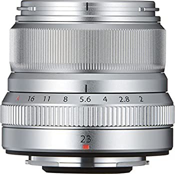 【中古】(未使用･未開封品)FUJIFILM X 交換レンズ フジノン 単焦点 準広角 コンパクト 23mm F2 防塵防滴耐低温 絞りリング シルバー F X