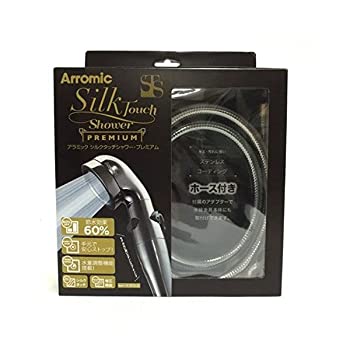 【中古】(未使用･未開封品)[アラミック] シルクタッチシャワー プレミアム ホースセット シャワーヘッド 最大60% 節水 手元ストップ 水量切替 増圧機能 アダプター付属(対 の通販は 18,312円