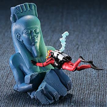 【中古】(未使用･未開封品)海洋堂 海のエジプト展 限定フィギュア 海のエジプト展〜ハピ神像と向かい合うダイバー 【単品】の通販は