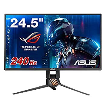 【中古】ASUS ゲーミングモニター ディスプレイROG SWIFT PG258Q 24.5型 リフレッシュレート240Hz 応答速度1msフリッカーフリー ブルーラ