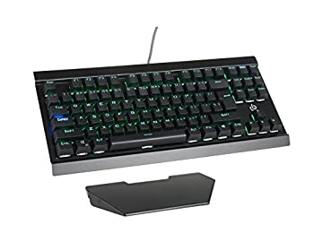 【中古】(未使用･未開封品)LEOBOG K27 有線USB接続 青軸 RGBメカニカルキーボード RGBバックライト 87キー 抗衝突 アルミシャーシ 取り外し可能なリ左手ストレスト (黒)