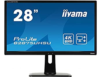 【中古】iiyama 4K モニター ディスプレイ B2875UHSU-B1 (28インチ/1ms/TN非光沢/DisplayPort,HDMI,D-sub,DVI-D/昇降/3年保証)の通販は