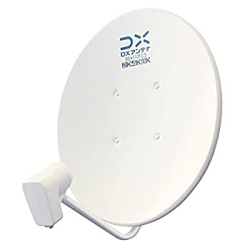 【中古】DXアンテナ BSアンテナ 【2K 4K 8K 対応】 45cm形 BS 110度CSアンテナ カンタン取り付け マニュアル付属 BC45AS ホワイト/家電＆カメラ BS・CSアンテナ/DX