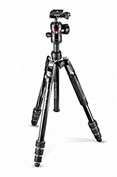 【中古】(未使用･未開封品)ヴァイテックイメージング Manfrotto 三脚 Befreeアドバンス アルミ 4段 自由雲台 ツイストロック式T三脚キット ブラック 全伸高150cm 縮長40cm